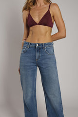 Jeans 5 tasche vita media