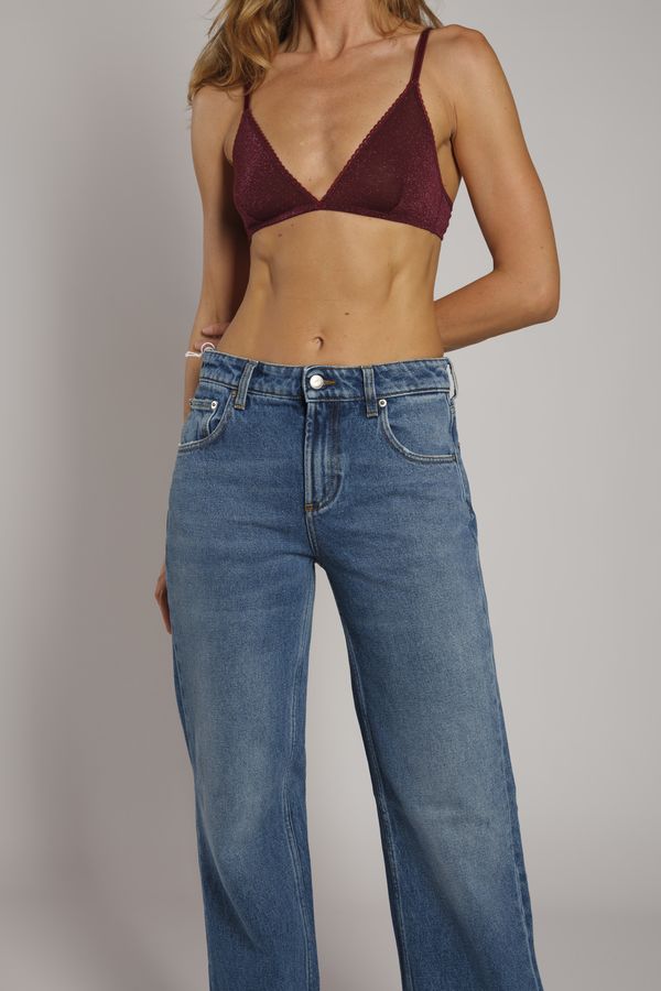Jeans 5 tasche vita media