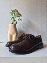 BROWN LACED MOCCASIN