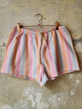 Shorts in cotton bouclè