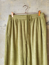 Bouclè cotton pants