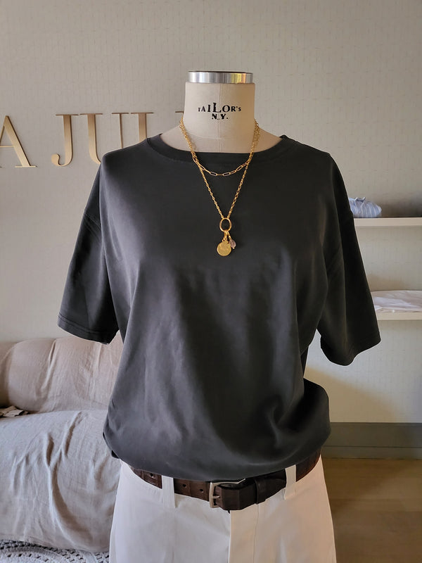 Oversize carbon vintage t-shirt