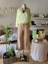 Pantalone lino cotone
