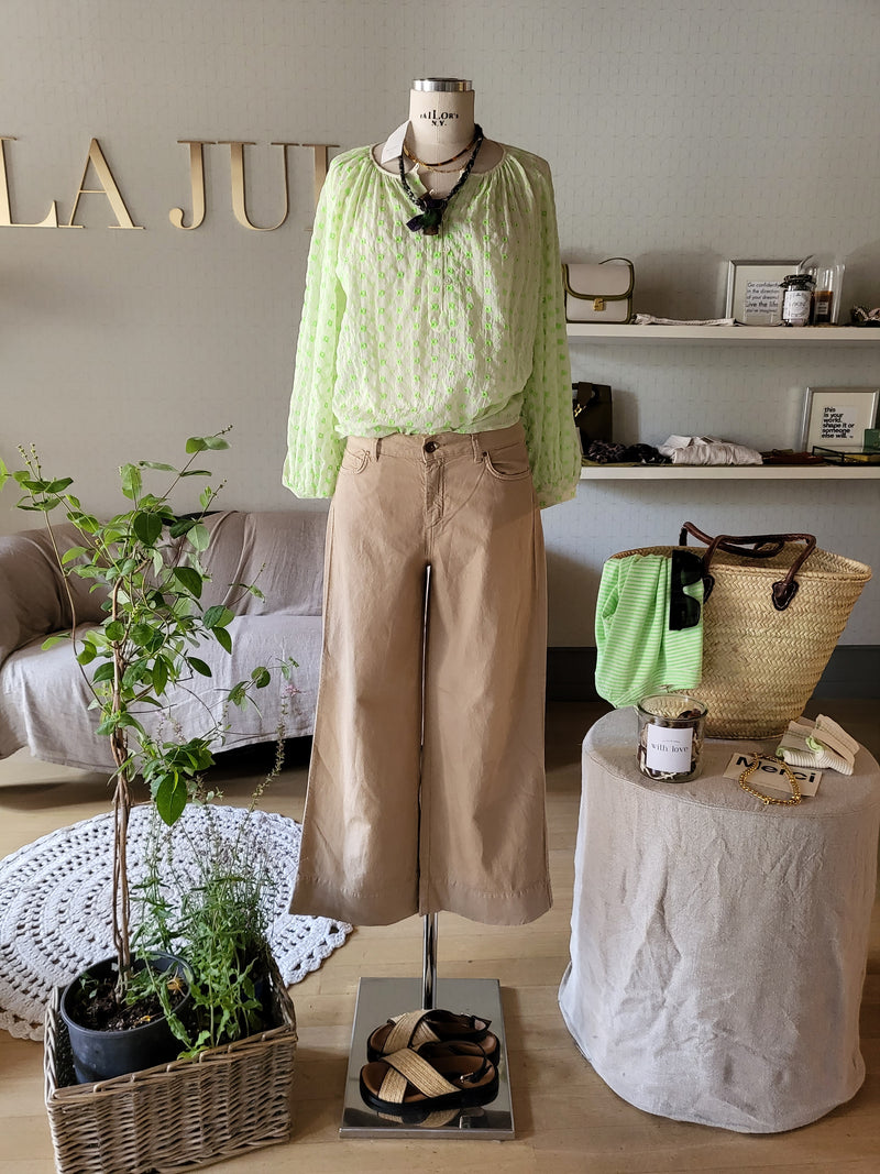 Pantalone lino cotone