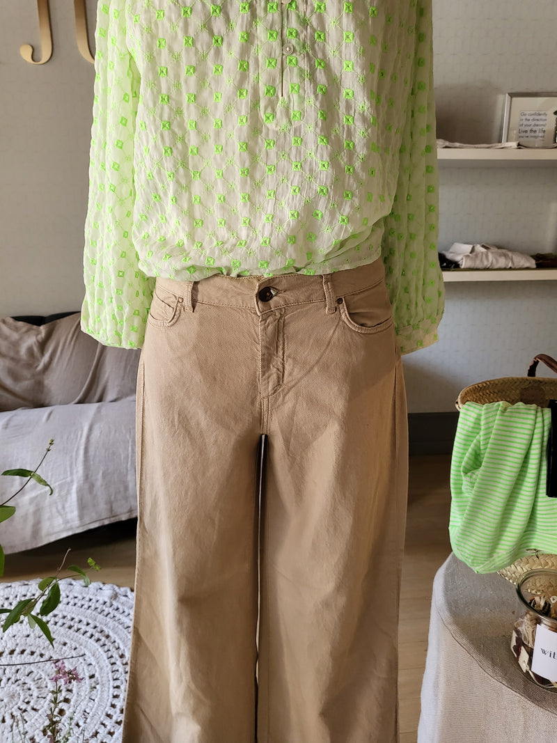 Pantalone lino cotone