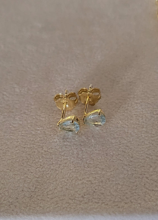 Amethyst lobe drop 