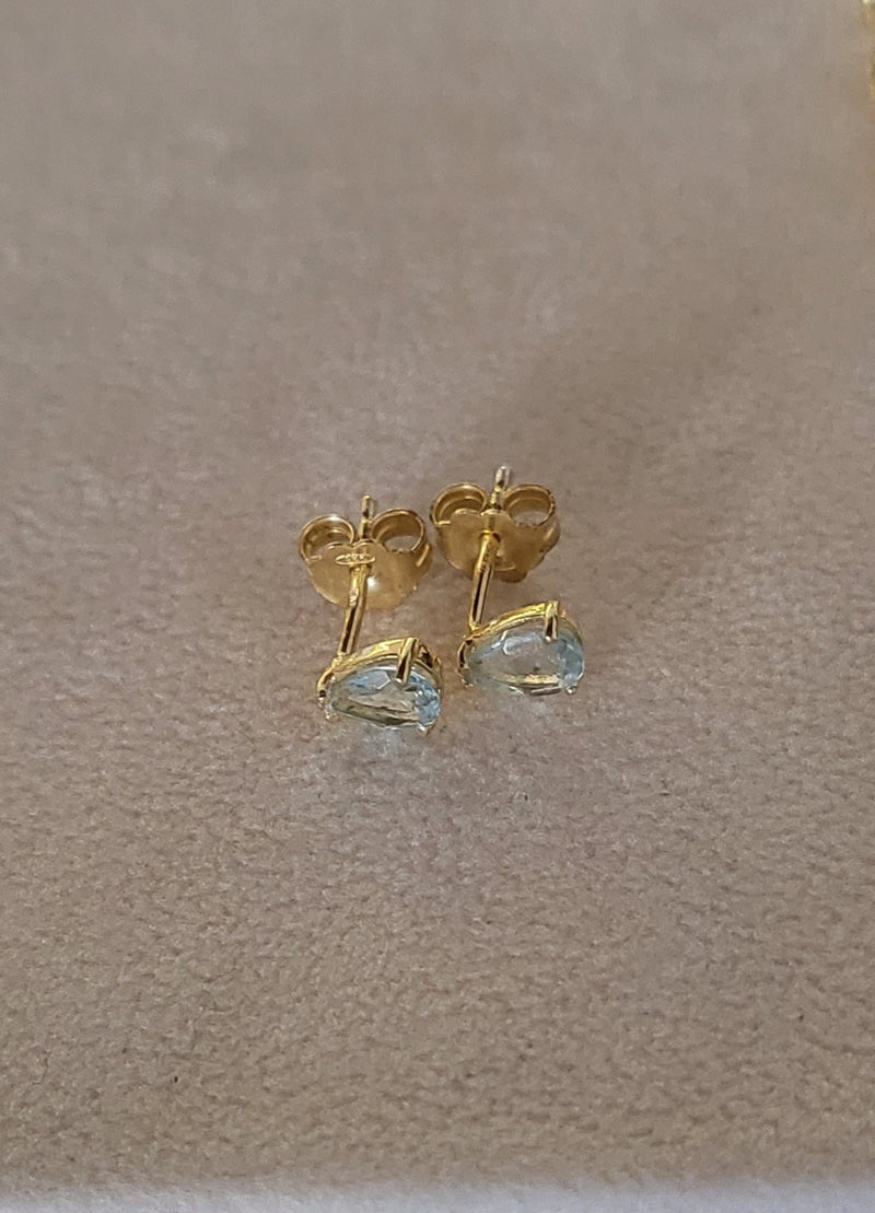 Amethyst lobe drop 