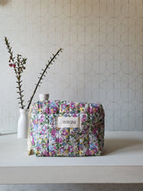 Pochette in cotone trapuntato