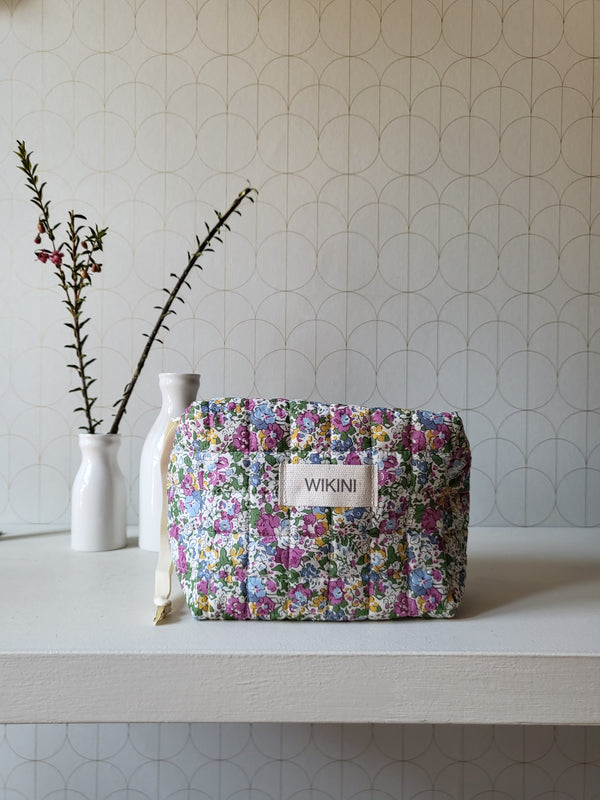 Pochette in cotone trapuntato