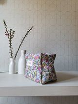 Pochette in cotone trapuntato
