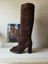 Black leather moccasin 