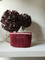 Blue teddy clutch bag M 