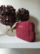 Blue teddy clutch bag L 