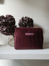 Quilted cotton clutch bag 