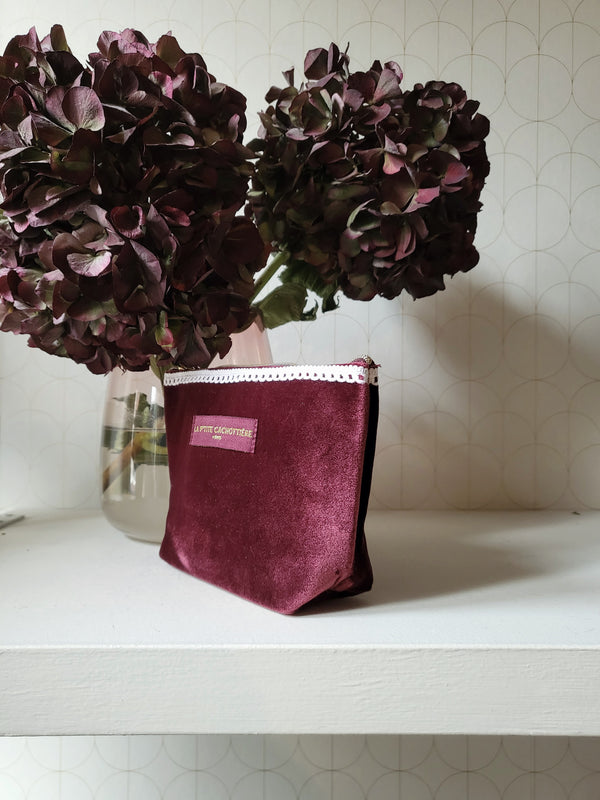 Blue teddy clutch bag M 