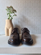 BROWN LACED MOCCASIN