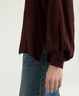 Camicia blusa cioccolato