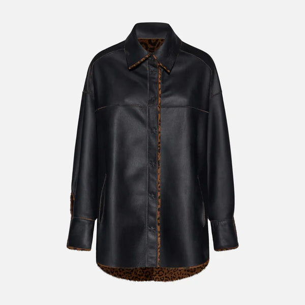 Reversible animalier jacket