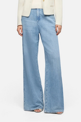 Jeans cotone lino