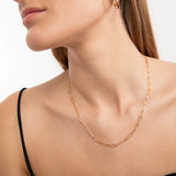 Collier en or 'clip'