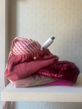 Clutch in velluto | LOVE SAVES THE DAY