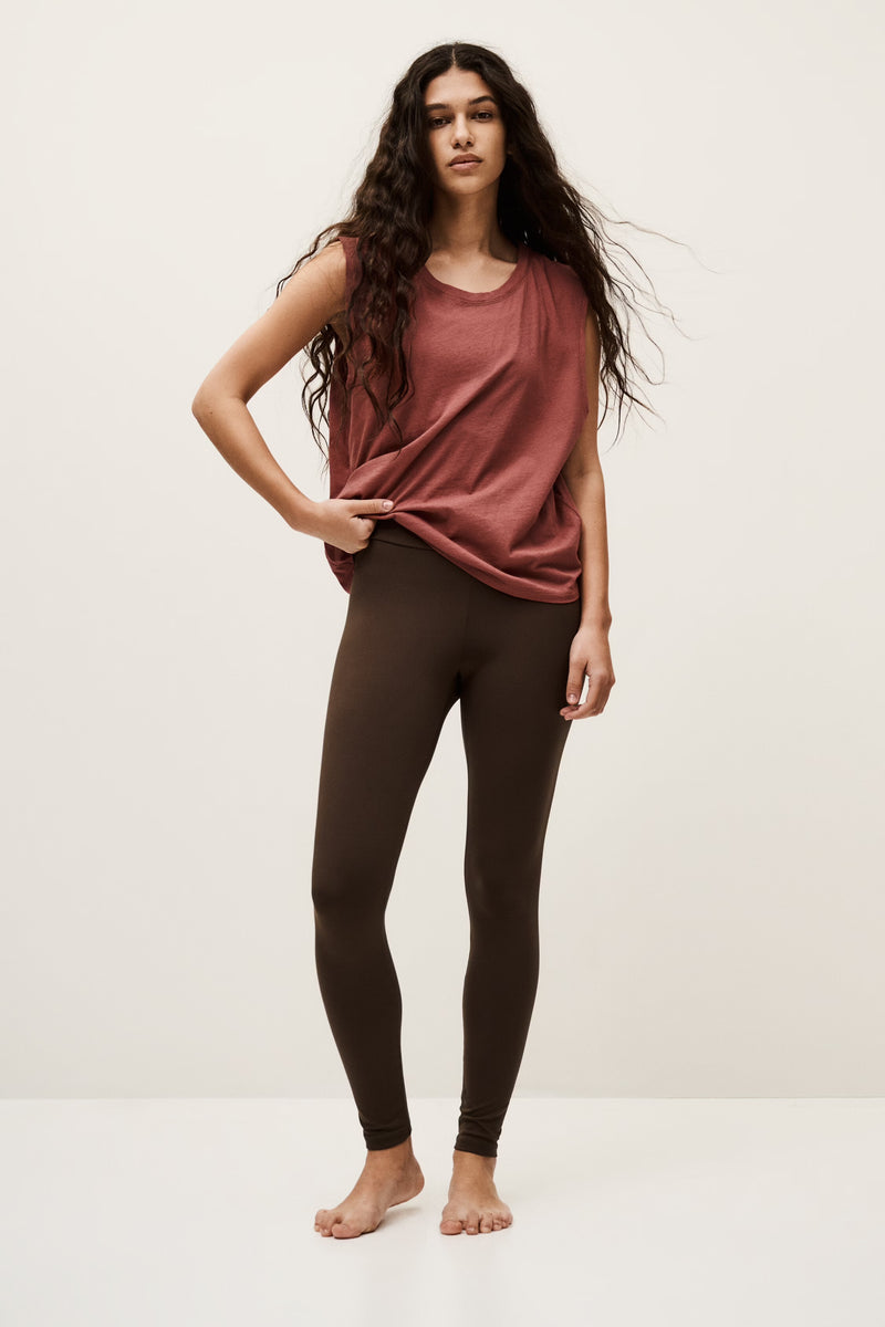 Brown leggings