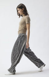 Pantalone morbido in velluto