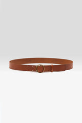 CINTURA IN PELLE COGNAC
