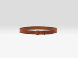 CINTURA IN PELLE COGNAC
