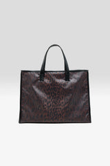 BORSA TOTE LEOPARDATA