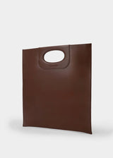 BORSA PIATTINA CIOCCOLATO