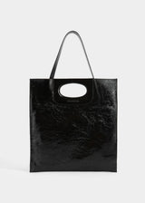 BORSA IN PELLE NAPLAK BLACK