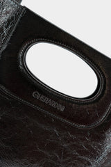 BORSA IN PELLE NAPLAK BLACK