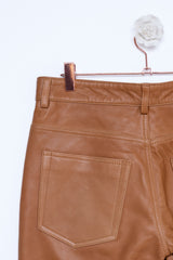 pants IN CARAMEL LEATHER