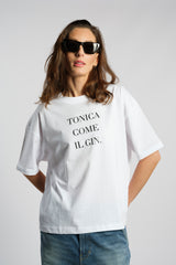 T-SHIRT IN COTONE | TONICA COME IL GIN