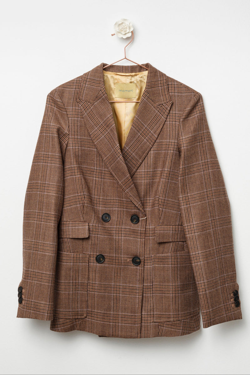 Double-breasted wool jacket