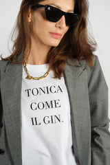 T-SHIRT IN COTONE | TONICA COME IL GIN