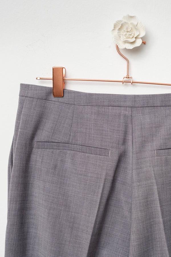 pantalone stretch in fresco di lana