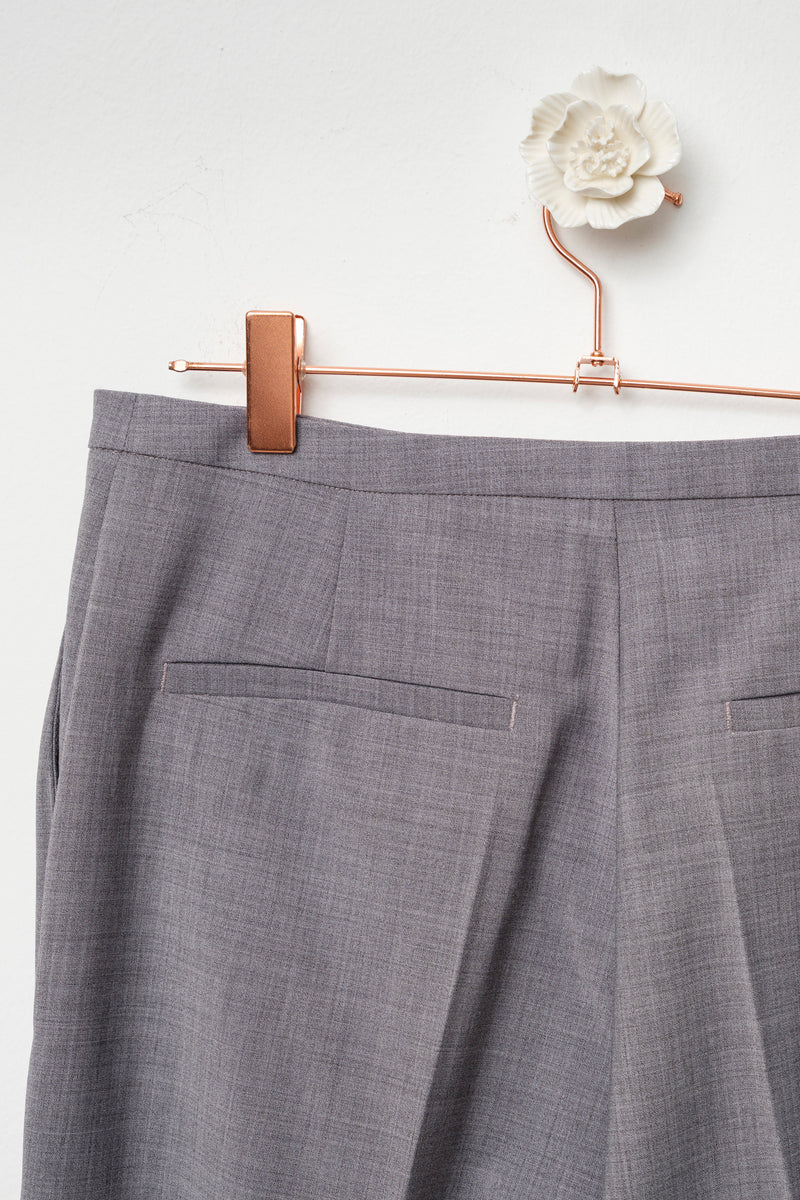 pantalone stretch in fresco di lana