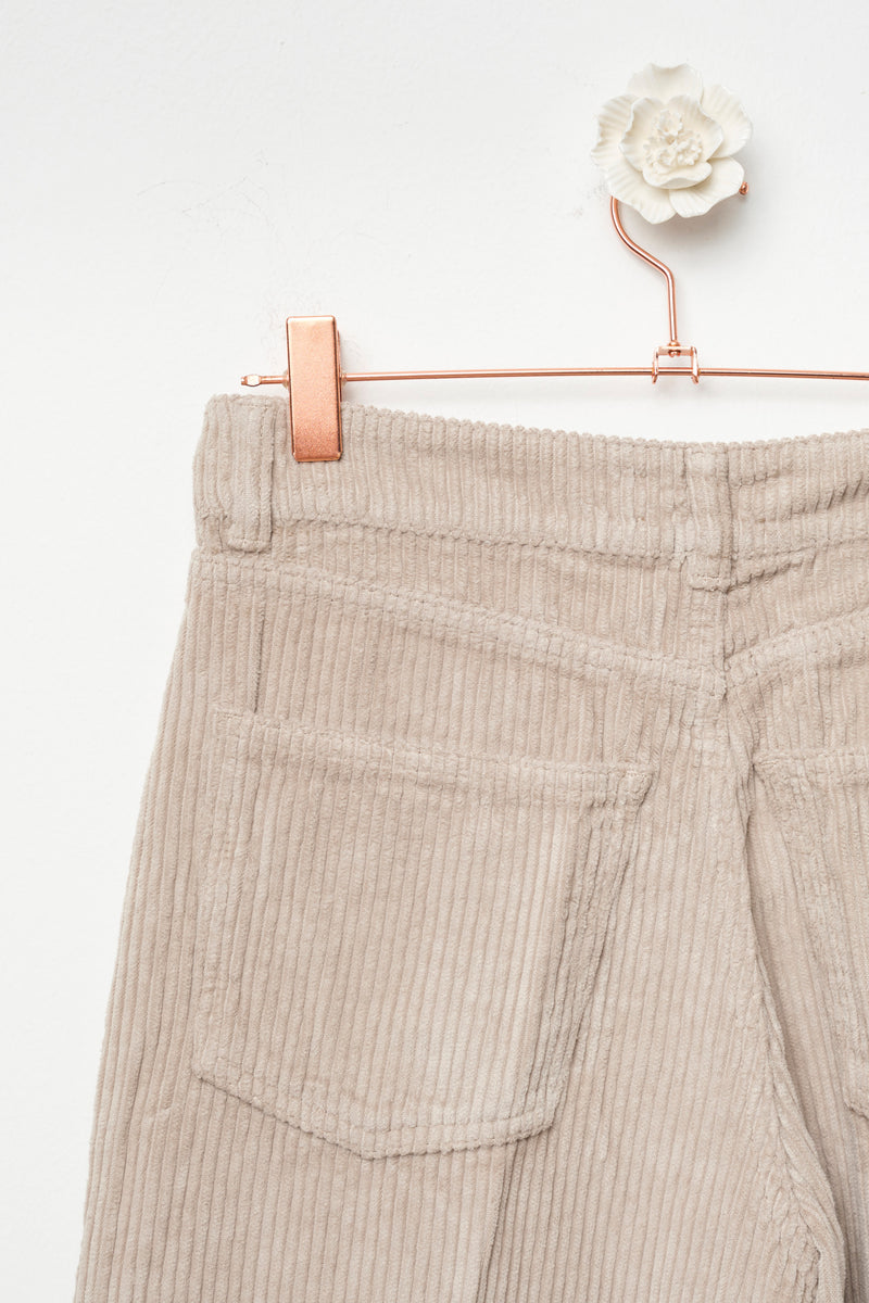 pantalone palazzo in velluto a coste