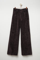 pantalone palazzo in velluto a coste