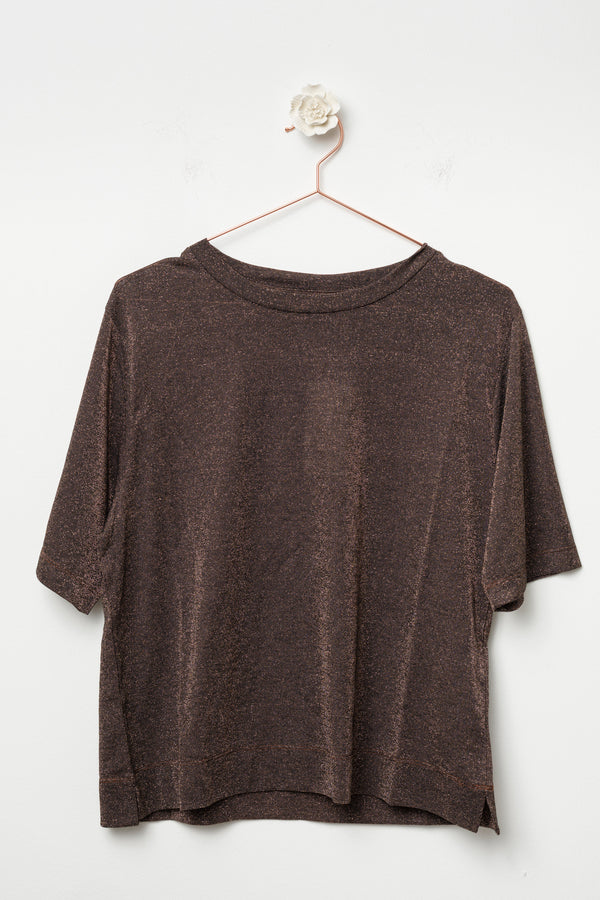 t-shirt in jersey lurex lurex
