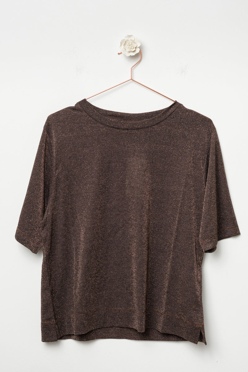 t-shirt in jersey lurex lurex