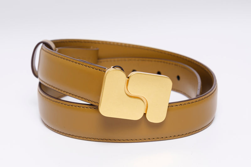 cintura in pelle bronzo