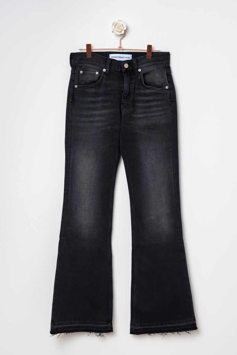 Black flared jeans