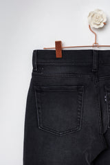 Black flared jeans
