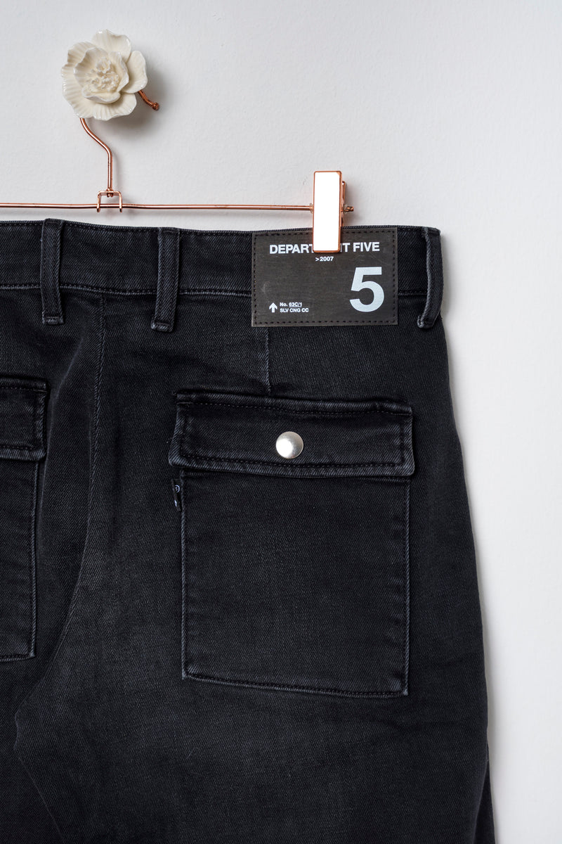 Black regular jeans