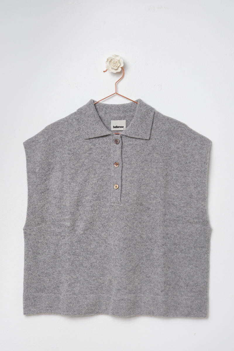 Sweater oversize sleeveless