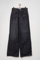 Black wide leg jeans