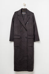 Cappotto doppiopetto antracite